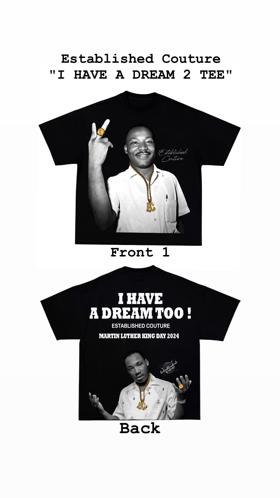 I HAVE A DREAM 2 TEE 💠(Peace)