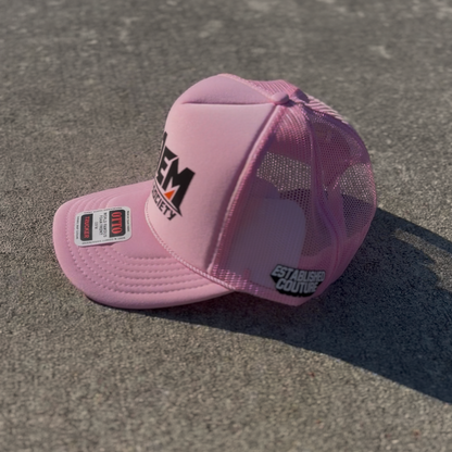 1EM Run Society Pink Breast Cancer Awareness Trucker Hat