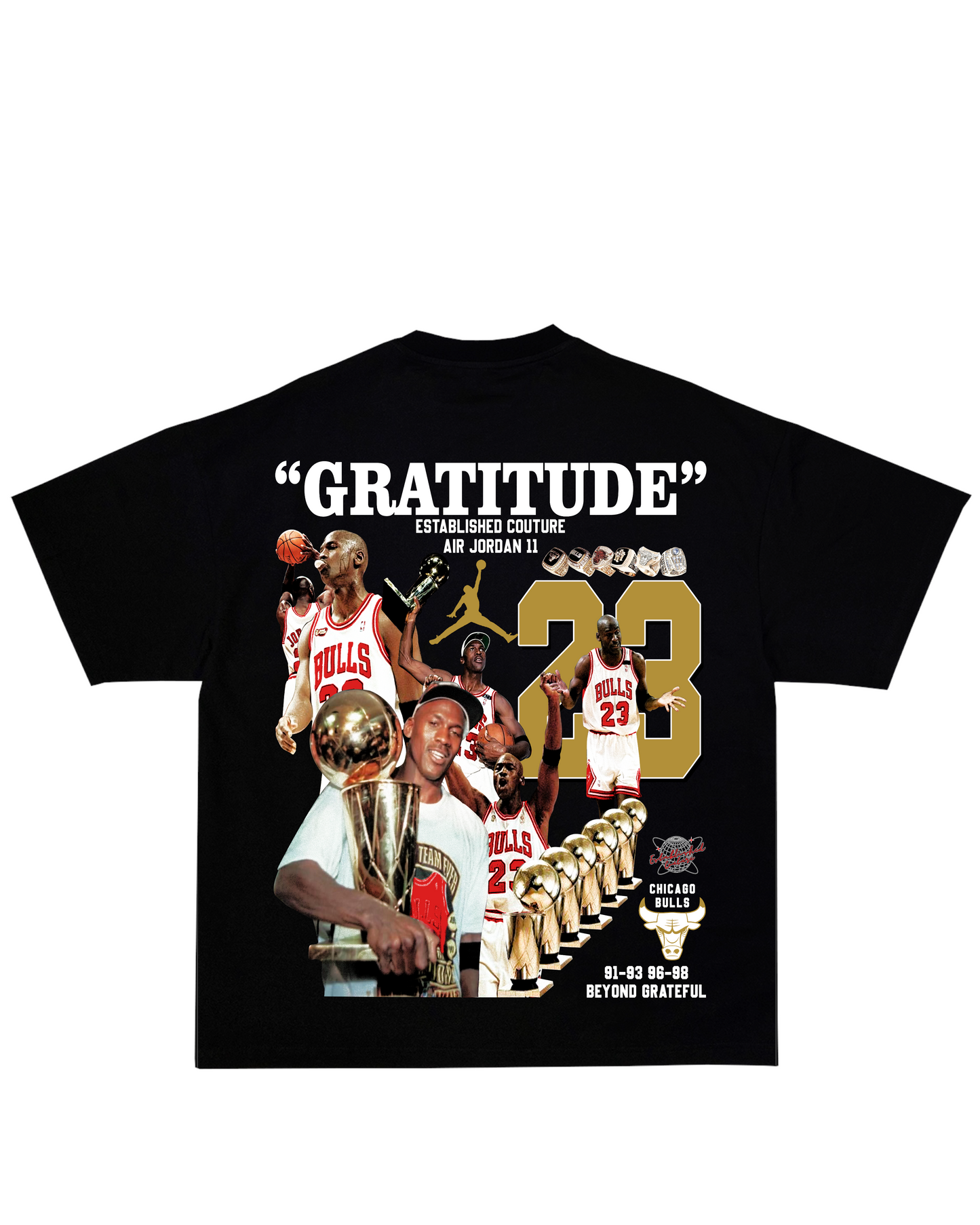 Aj11 GRATITUDE TEE (BLACK)